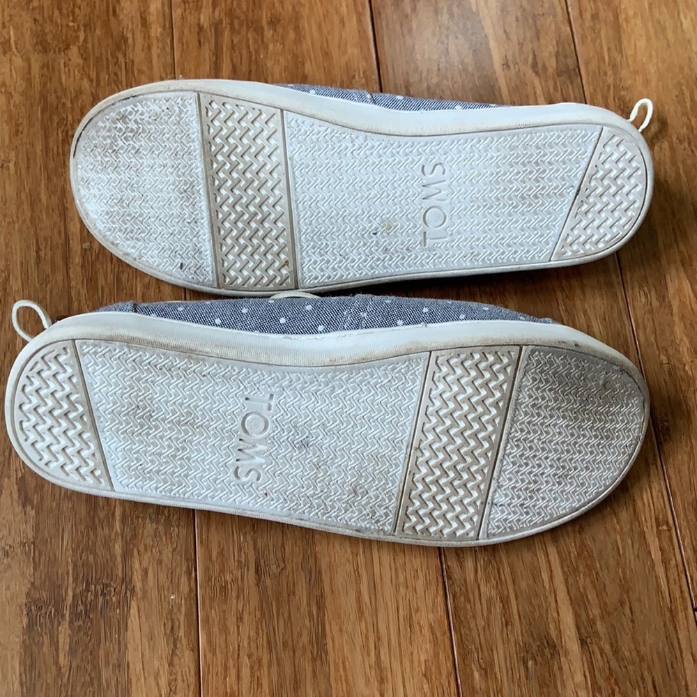 TOMS Girls Cinch Closure Canvas Slip-on sz Y3.5 - Picture 6 of 6